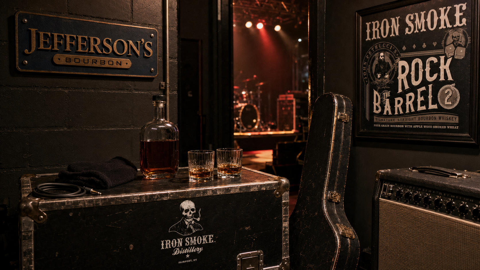 Whiskey & the Stage The Bottles Behind the Bands